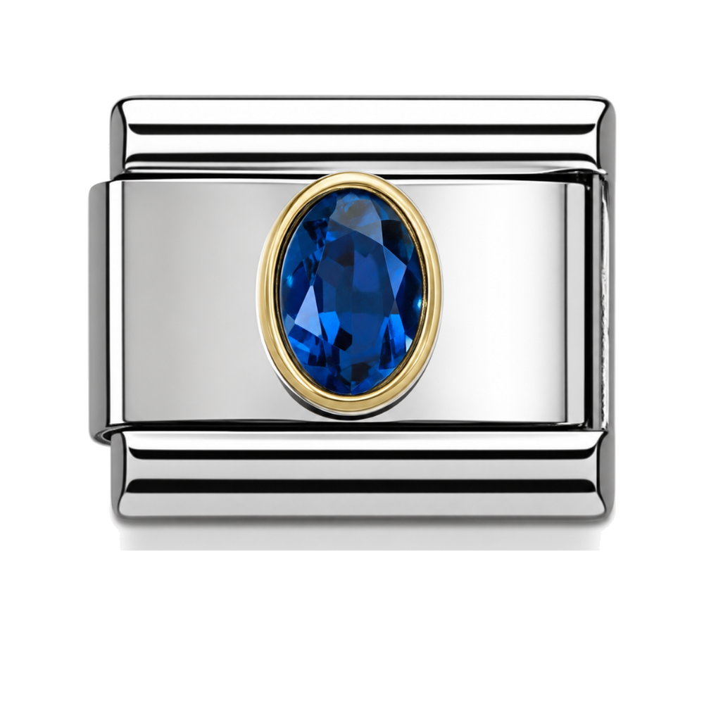 September Birthstone Link Charm, Sapphire, for the withOrla Memory Bracelet