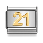 21st Birthday Link Charm for the withOrla Memory Bracelet