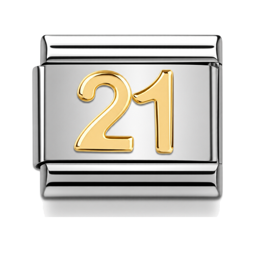 21st Birthday Link Charm for the withOrla Memory Bracelet