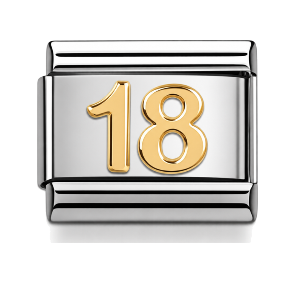 18th Birthday Link Charm for the withOrla Memory Bracelet