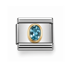 March Birthstone Link Charm, Aquamarine, for the withOrla Memory Bracelet