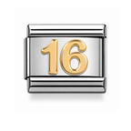 16th Birthday Link Charm for the withOrla Memory Bracelet
