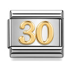 30th Birthday Link Charm