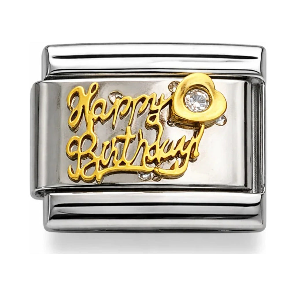 Happy Birthday Link Charm
