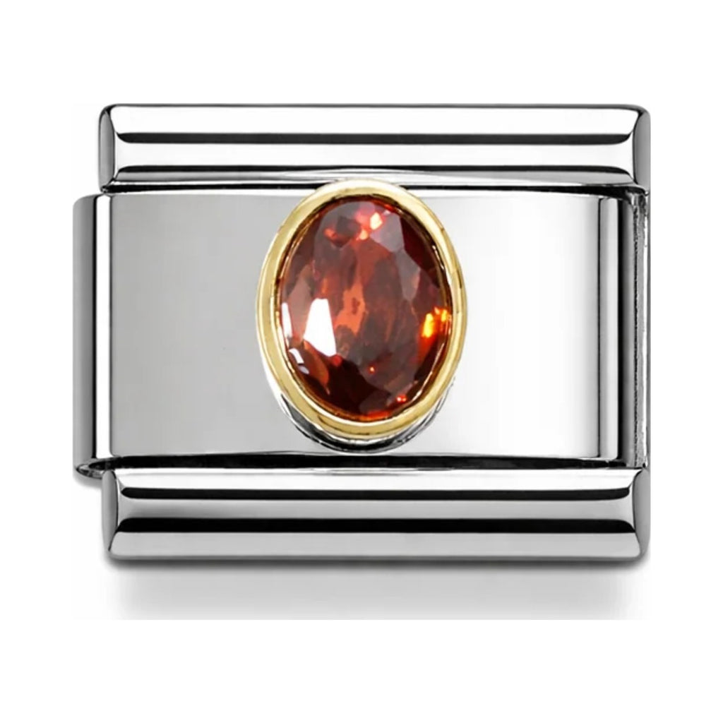 July Birthstone Link Charm – Ruby