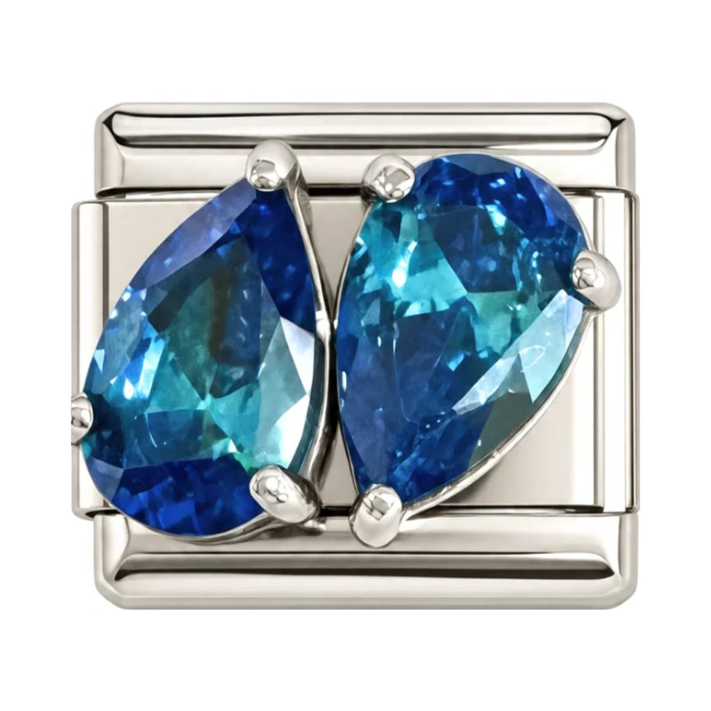 Double Pear Blue & Blue Link