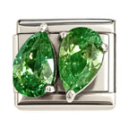 Double Pear Green & Green Link
