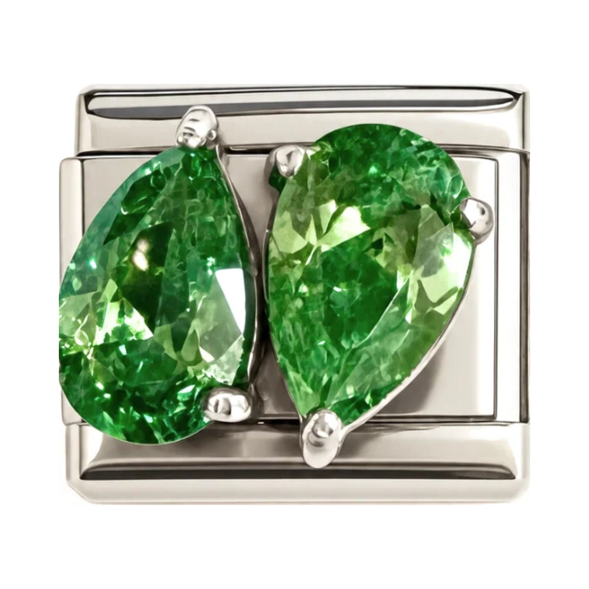 Double Pear Green & Green Link