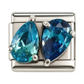 Double Pear Ligh Blue & Blue Link