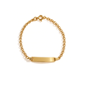 Kids' engravable ID Belcher Bracelet