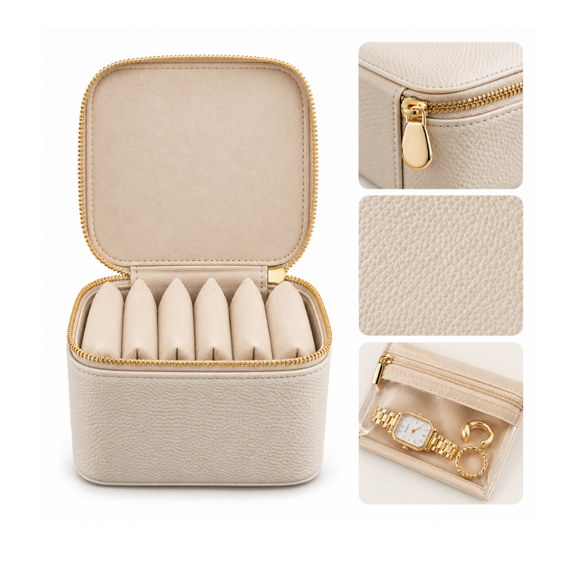 Product Name  Travel Jewellery Organiser with 6 Storage Pouches